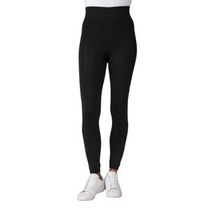 Free Country Women's Faux Fur Lined Leggings Black Soft Comforter Size M/L